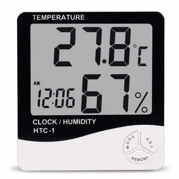 Digital Hygrometer/Thermometer with temperature sensor HTC2