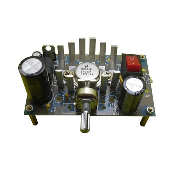 Details about   1PCS LM338K 3A Adjustable Step Down Power Supply Module DIY Kits Components 