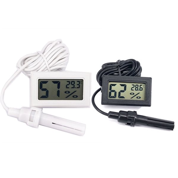 Details about   Mini Thermometer Hygrometer Fridge Incubator Temperature Humidity Indicator