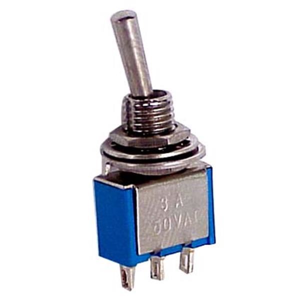 Toggle Switch 3 Pins ON-ON 6A/125V AC | E-components