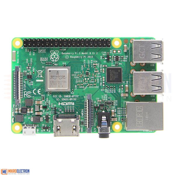 Raspberry Pi 3 (B MODEL) - Mikroelectron MikroElectron Is An Online ...