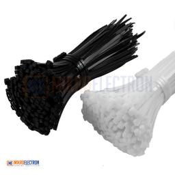 Zip Ties 3*100mm  Self-locking Nylon Cable High Quality Black Or White   800pcs / bag