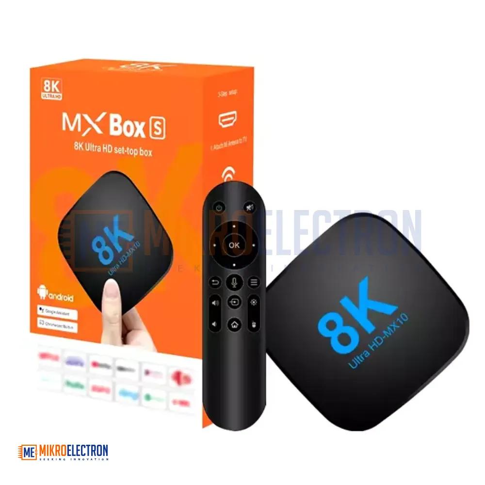 Android 13.0 MX TV box S 8K 4GB 64GB