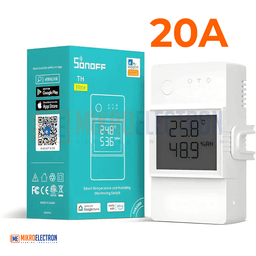 SONOFF Smart Wi-Fi Temperature & Humidity Monitoring Switch 20A THR320D